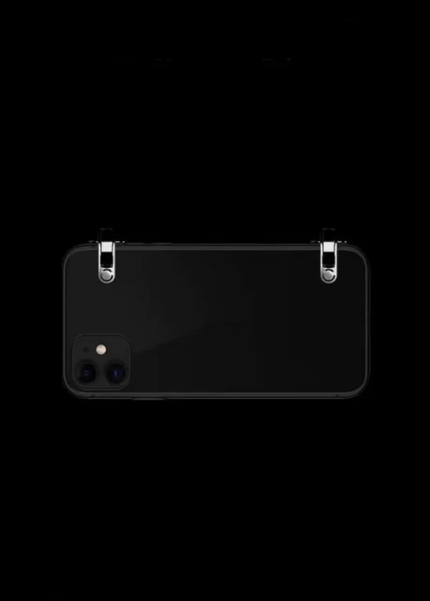 Mobile Game Trigger Controller Meccanico Metallo Trigger Metallo per iPhone Android Cellulare Gaming Trigger Joystick con Sensibili Sparare Mira Tasti per Fornite/Knives Out/Regole di Sopravvivenza
