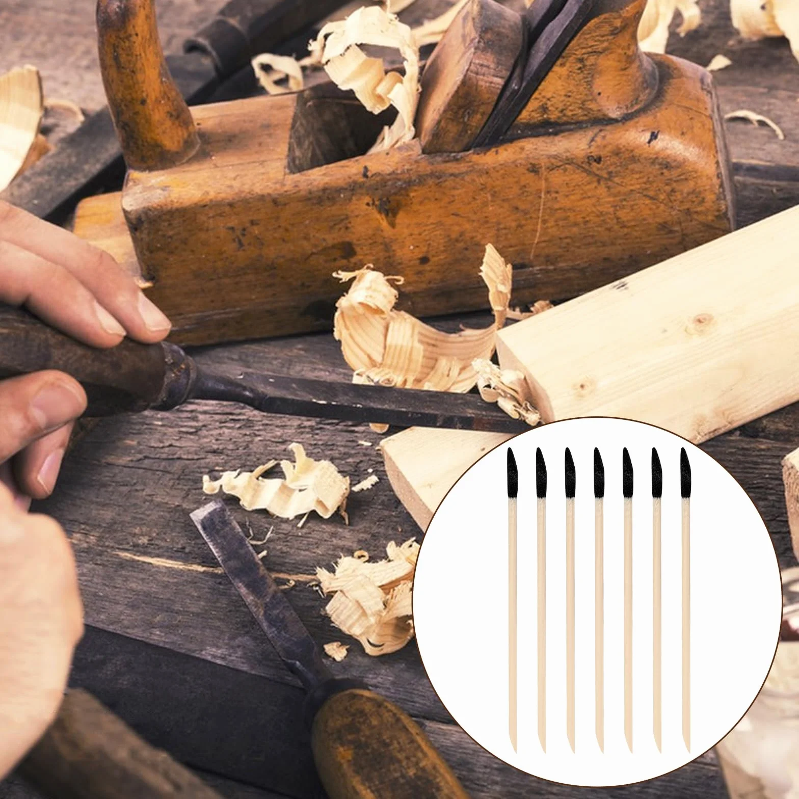 Bastoncini abrasivi 50 pezzi per spazi ristretti, levigatura obliqua per modelli in plastica e legno