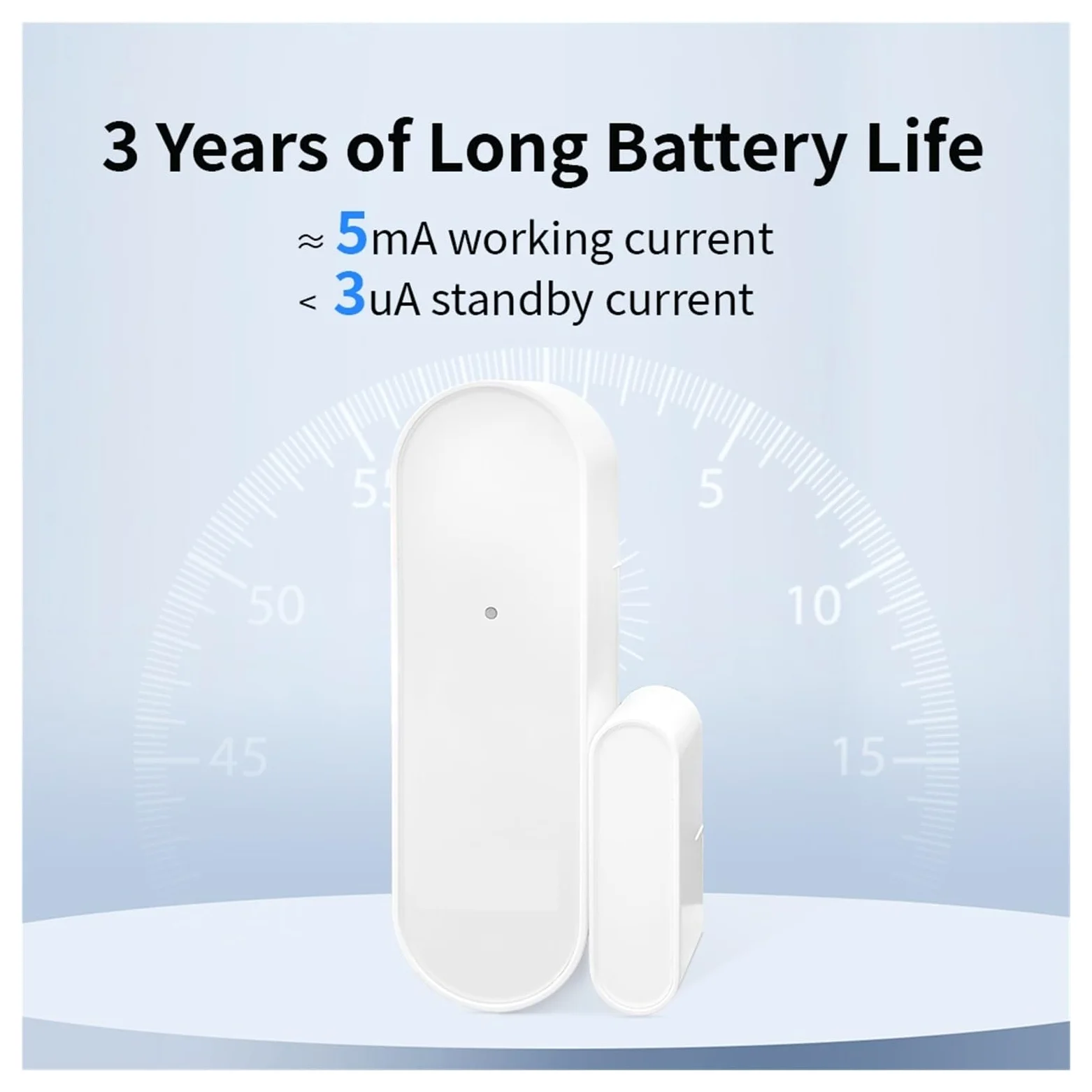 Sistema di allarme per la sicurezza domestica, Sensore Porta Sensore Finestra Sicurezza Domestica Intelligente Rilevatore Apertura Porta Allarme Apertura Porta Magnetica Wireless per la casa, appartam