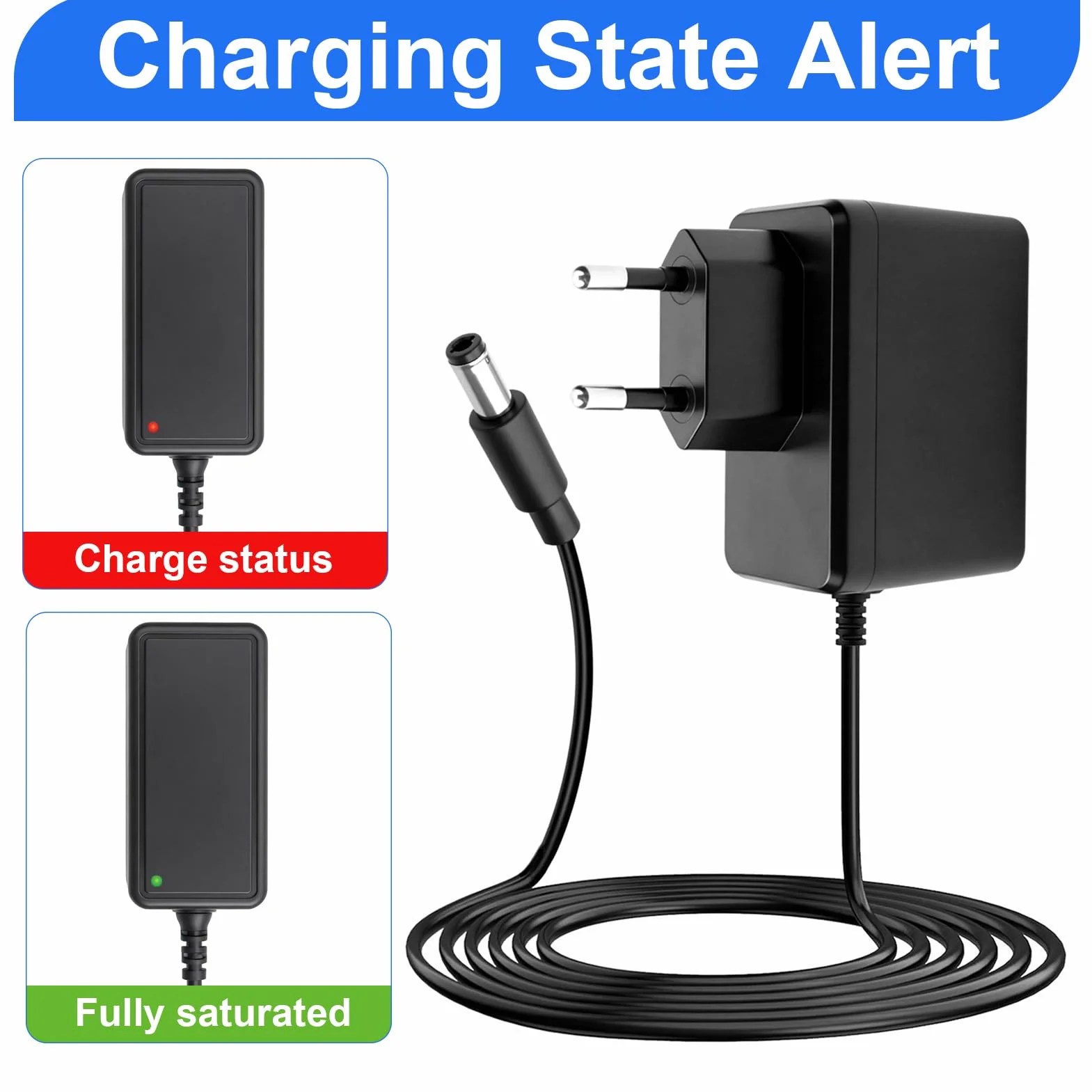Adattatore Alimentazione 12V 1,5A Universale, Alimentatore AC/DC 100–240V con Presa Jack DC 5,5×2,5 mm, Caricatore per TV Box, Strisce LED, Router, Telecamere, Lampade, Cavo 1.5 m