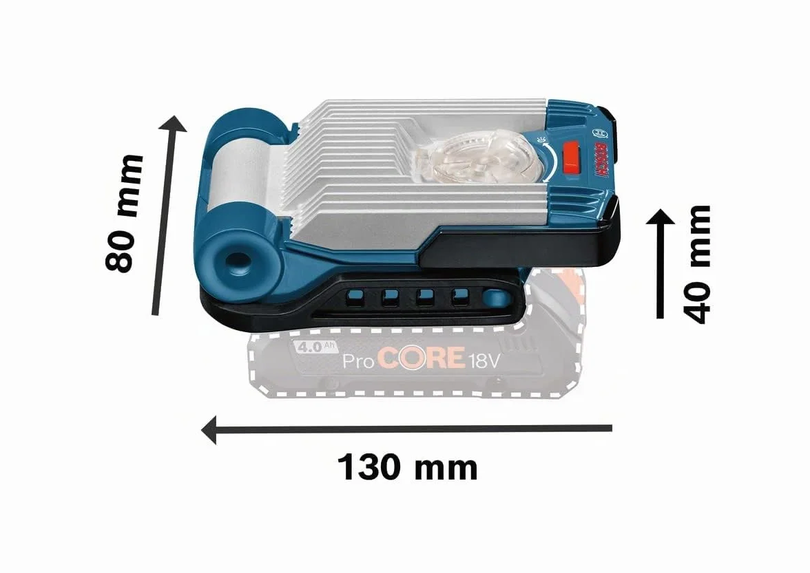 Bosch Professional GBH 18V-26 F Martello perforatore a batteria 18V con lampada GLI VariLED, 2x 4.0Ah, GAL 18V-40, set Amazon Exclusive