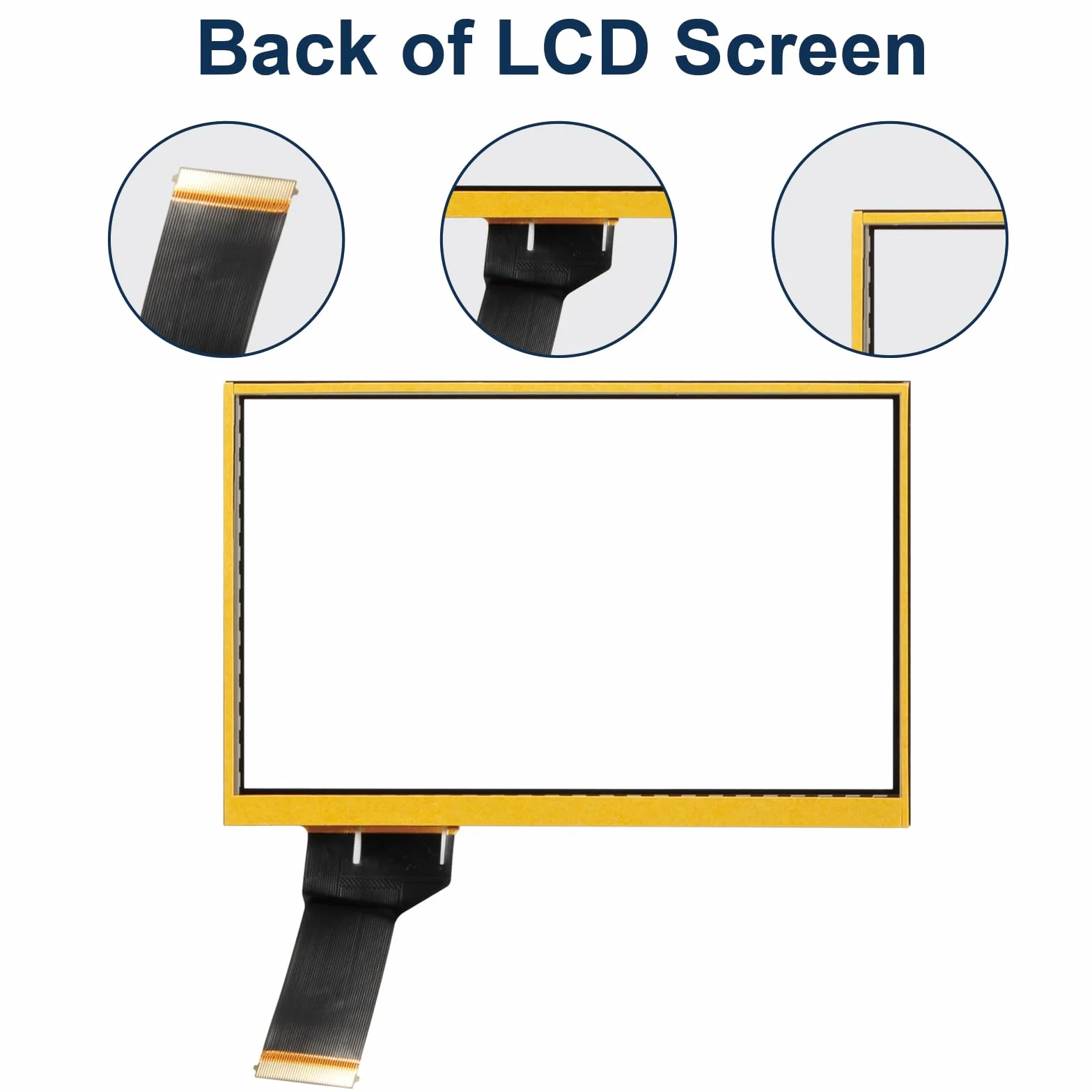 Touch Screen per VW Golf 6R Polo Tiguan CC MIB STD2 200 682 682G Autoradio Digitazer TDO-WVGA0633F00039 TDO-WVGA0633F00036 40 Pin 6.5" Touchscreen Pannello Vetro (Nero, non LCD Display)