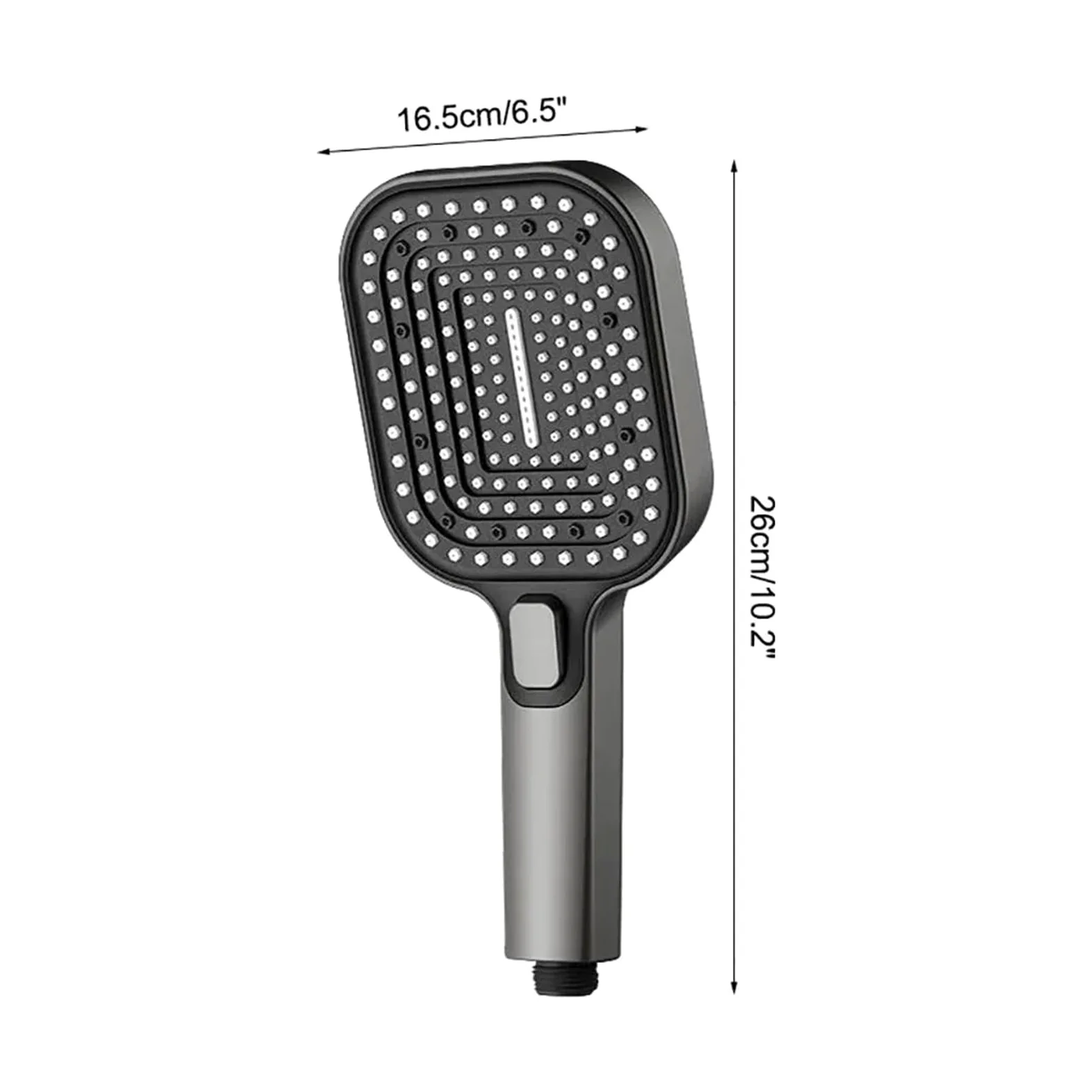 Soffione doccia portatile pressurizzato per il risparmio idrico(SILVER)
