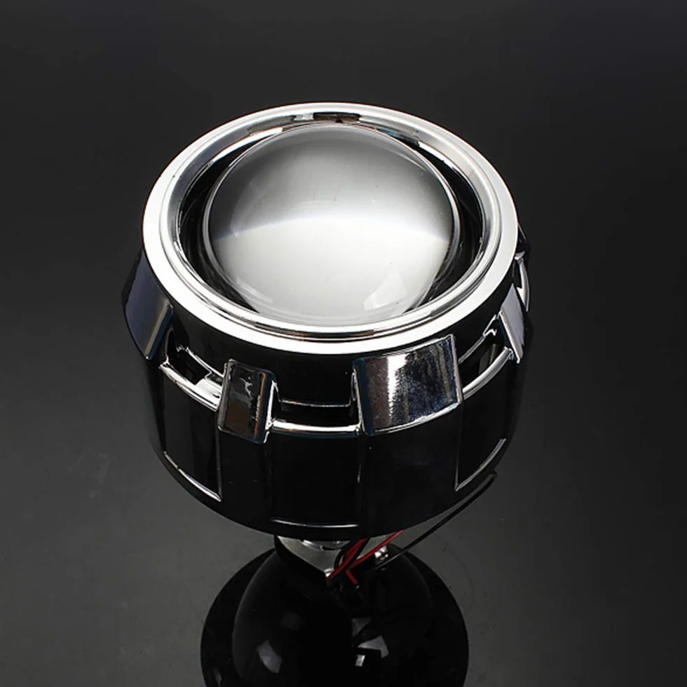 Festnight 2.5"HID Bi-Xenon Lente per proiettori Lente Frontale H1 H4 H7 Raggio Alto/Basso RHD