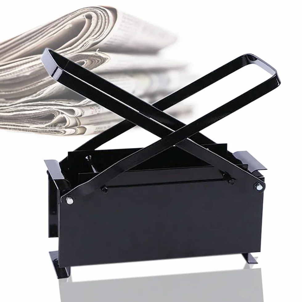 Pressa per mattonelle trucioli legno 33x15x13 cm carta fai da te bricchette stufa
