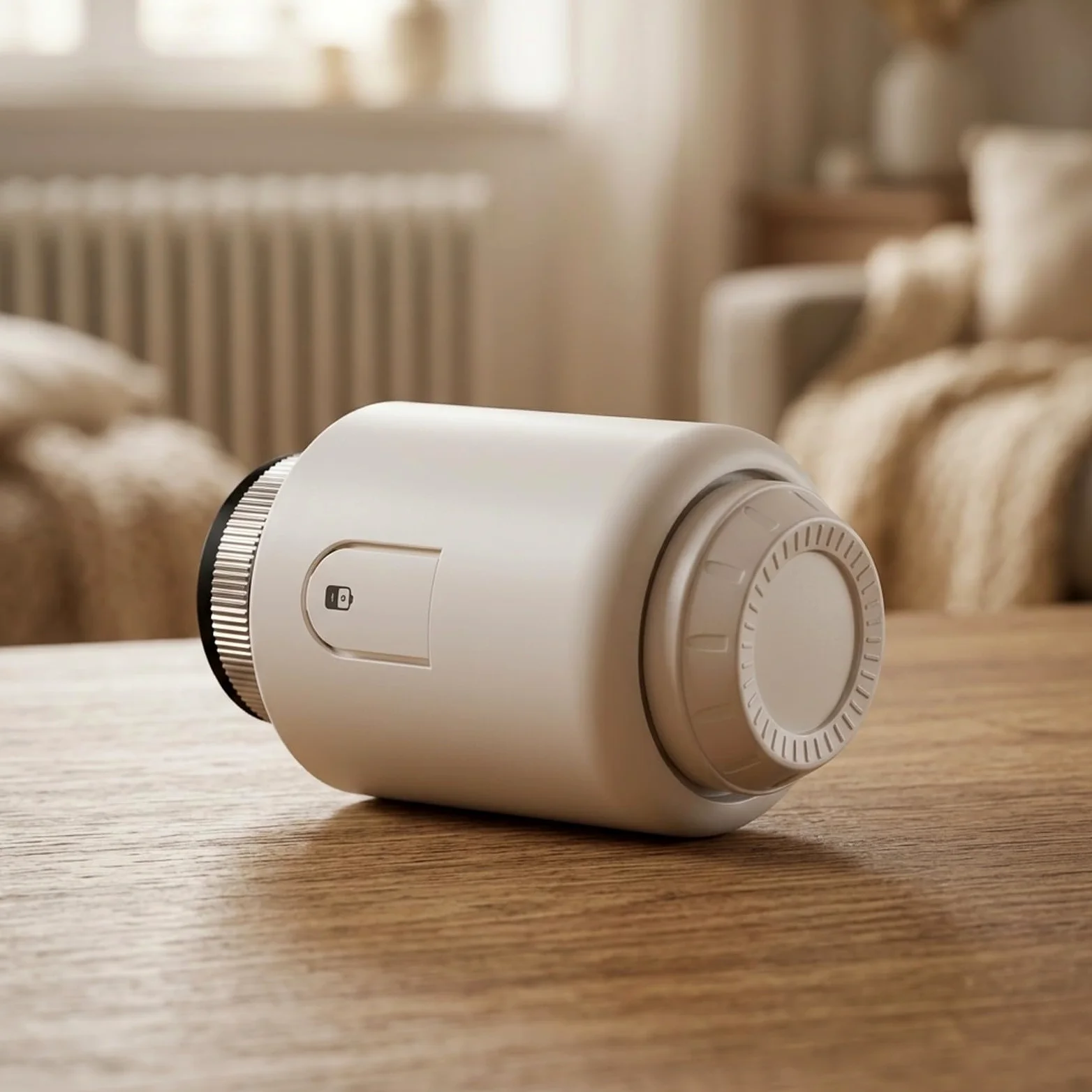 Zigbee - Termostato intelligente per termosifoni con display LCD Smart per | Display LCD girevole, temperatura in tempo reale, finestra aperta, per istruzioni di pulizia, facile lettura