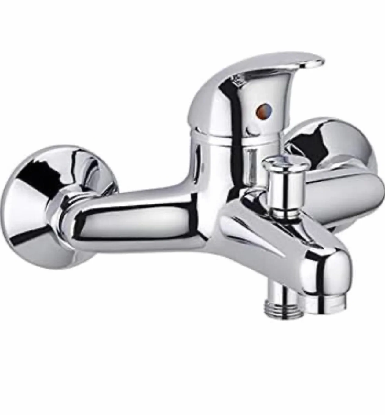 Bdit ACCESORI Rubinetto per vasca da bagno Rubinetto a parete Rubinetto Miscelatore per vasca da bagno cromato