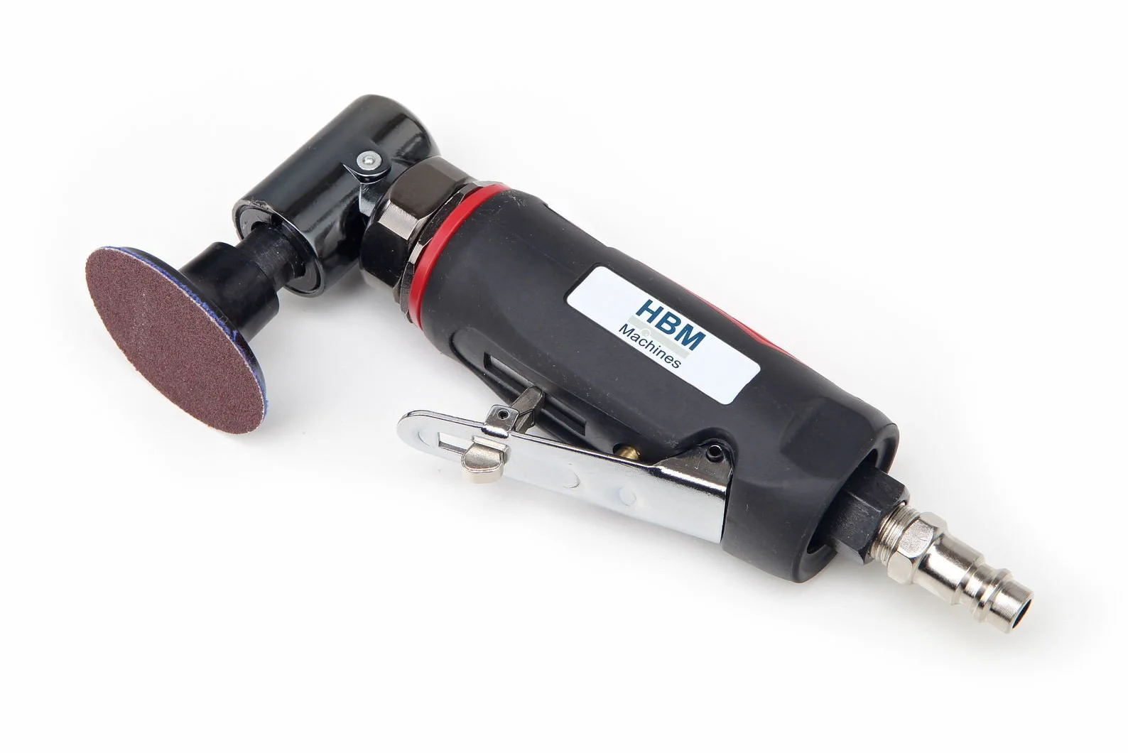 HBM Profi Pneumatic 50 mm. Sander - Roloc - Levigatrice - Smerigliatrice - Ad aria - 15000 RPM - 50 mm - 1 kg - 165 x 75 mm