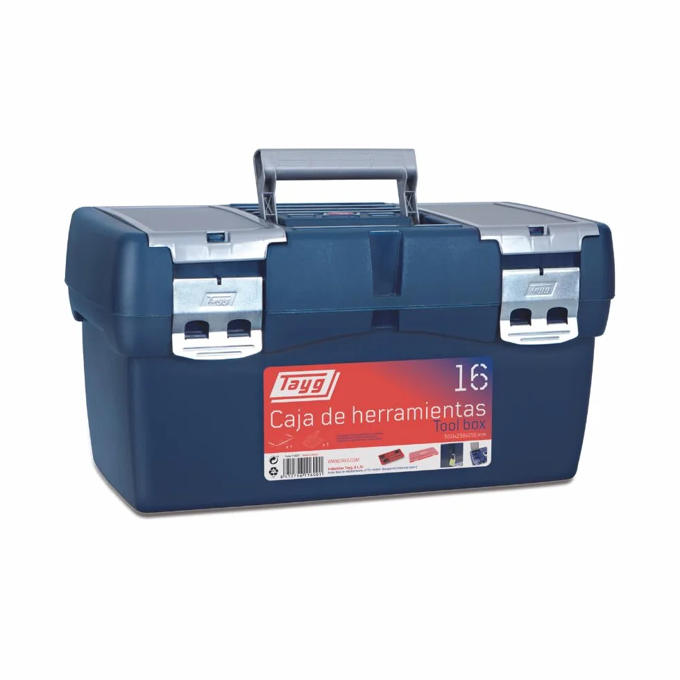 Tayg TAYG-TOOLBOX2 Valigetta Doppia, Contenitore Extra Estraibile, Nero/Antracite