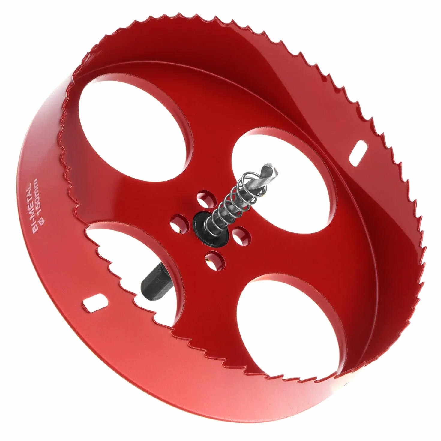 QWORK® Sega a tazza bimetallica 150mm M42 con adattatore esagonale