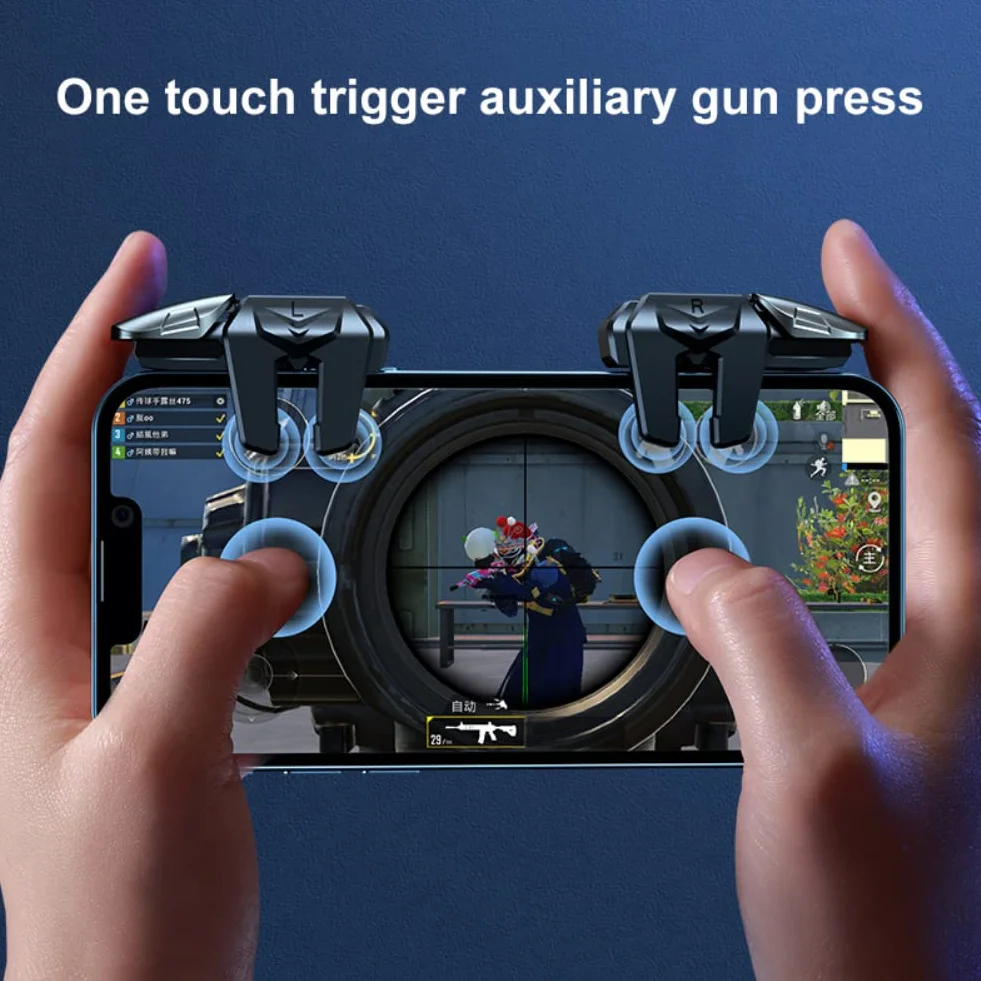 DollaTek Gioco mobile Trigger per telefono Gaming Controller Lega Gamepad Joystick Obiettivo L1R1 Tasto