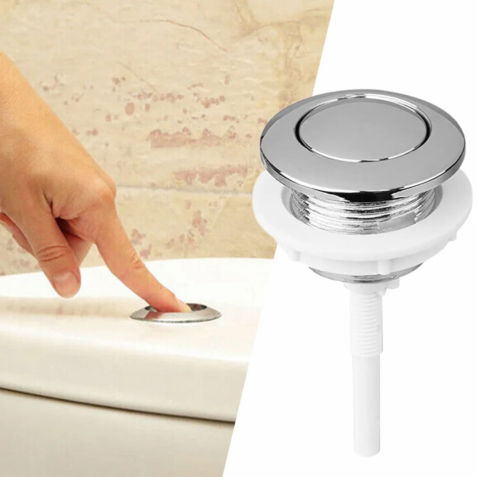 SPORTARC Pulsante di scarico WC 38 mm singolo per sciacquone serbatoio acqua