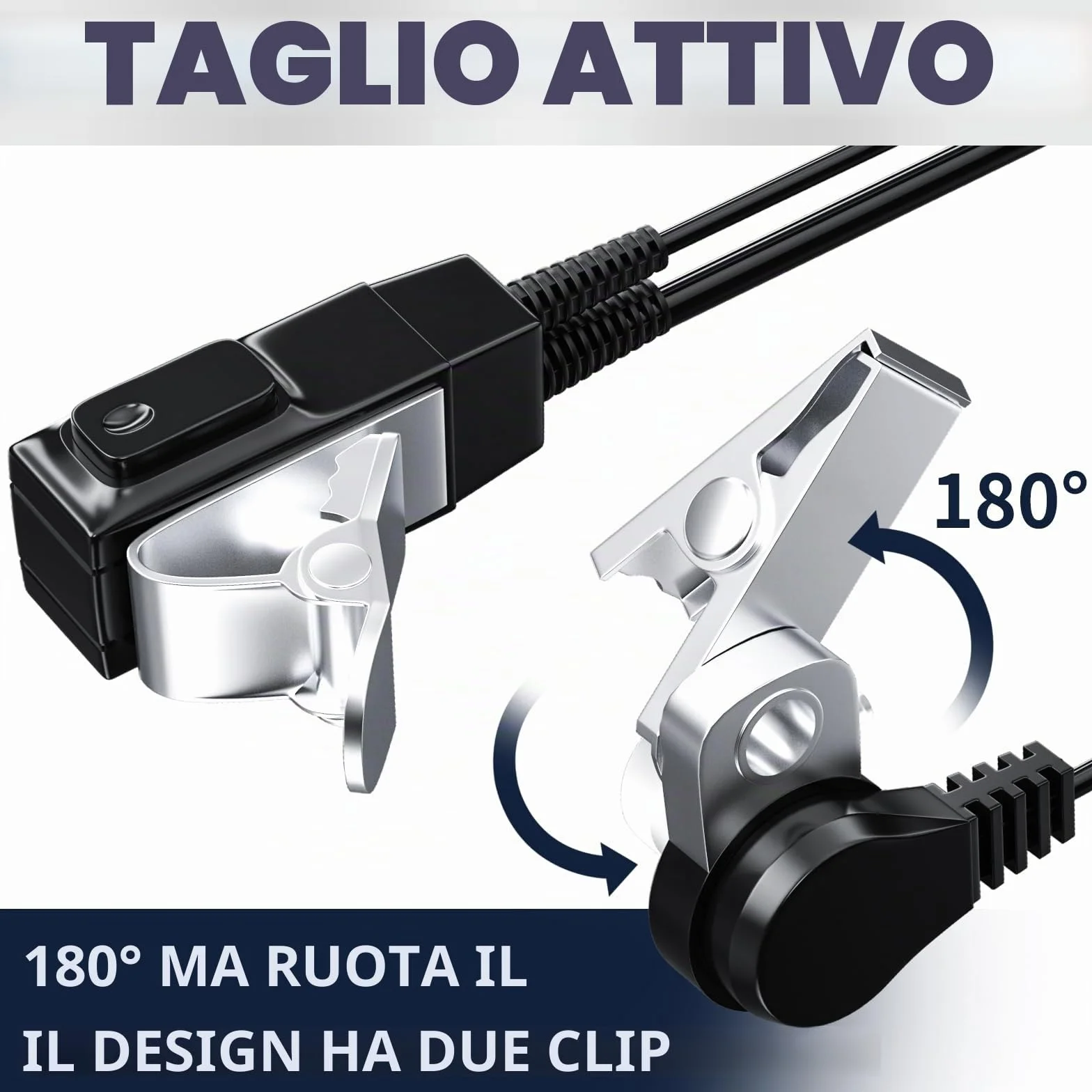 Walkie Talkie Headset con tubo sonoro compatibile con Walkie Talkie BF-88E 888S UV5R UV5RE Baofeng UV 5R BF-88E BF-888S Radio (6 pezzi)