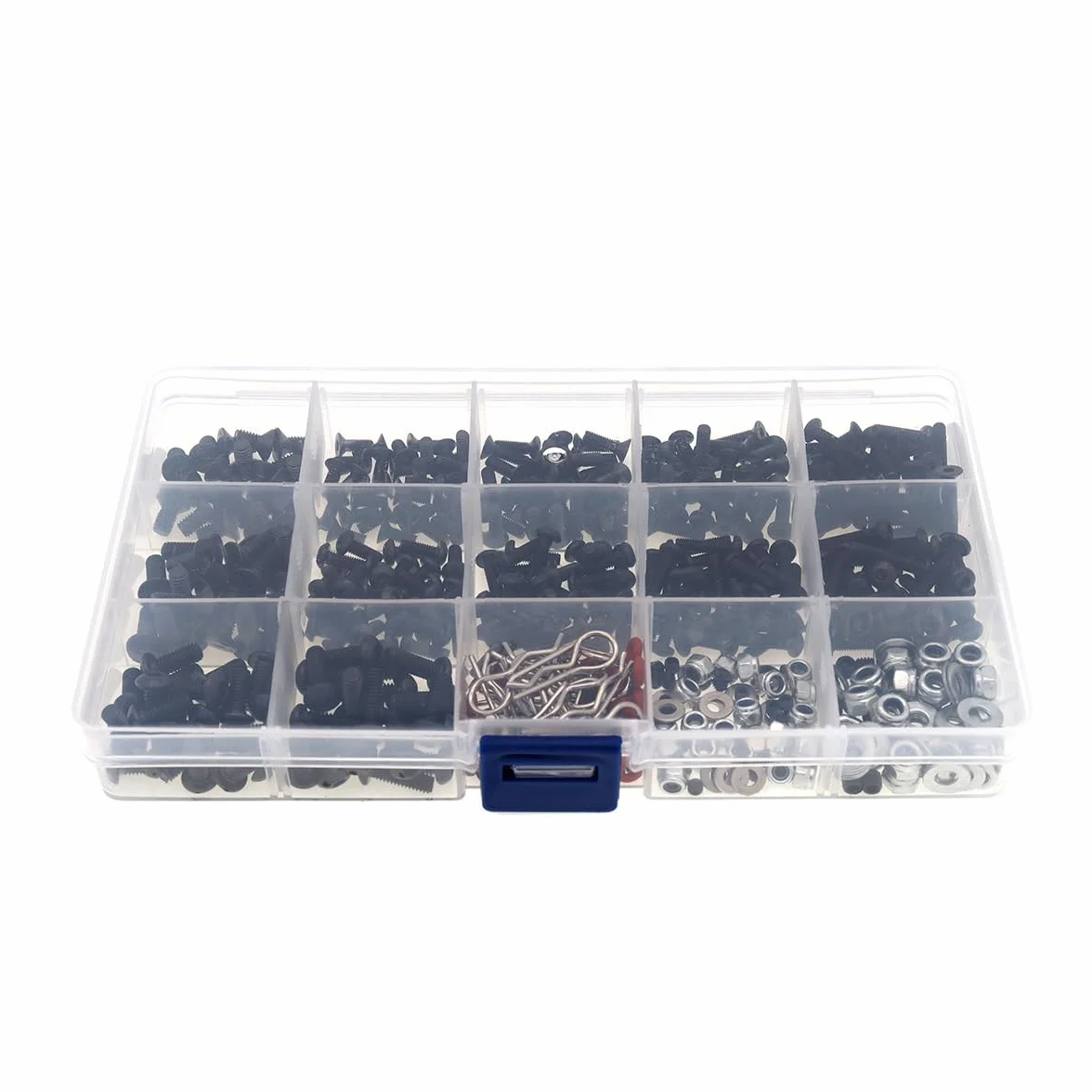 Kit di Viti Universali per Auto RC 500 pezzi Set Fissaggi Hardware Compatibile Axial Redcat HPI Arrma Losi 1/8 1/10 1/12 1/16 Scala
