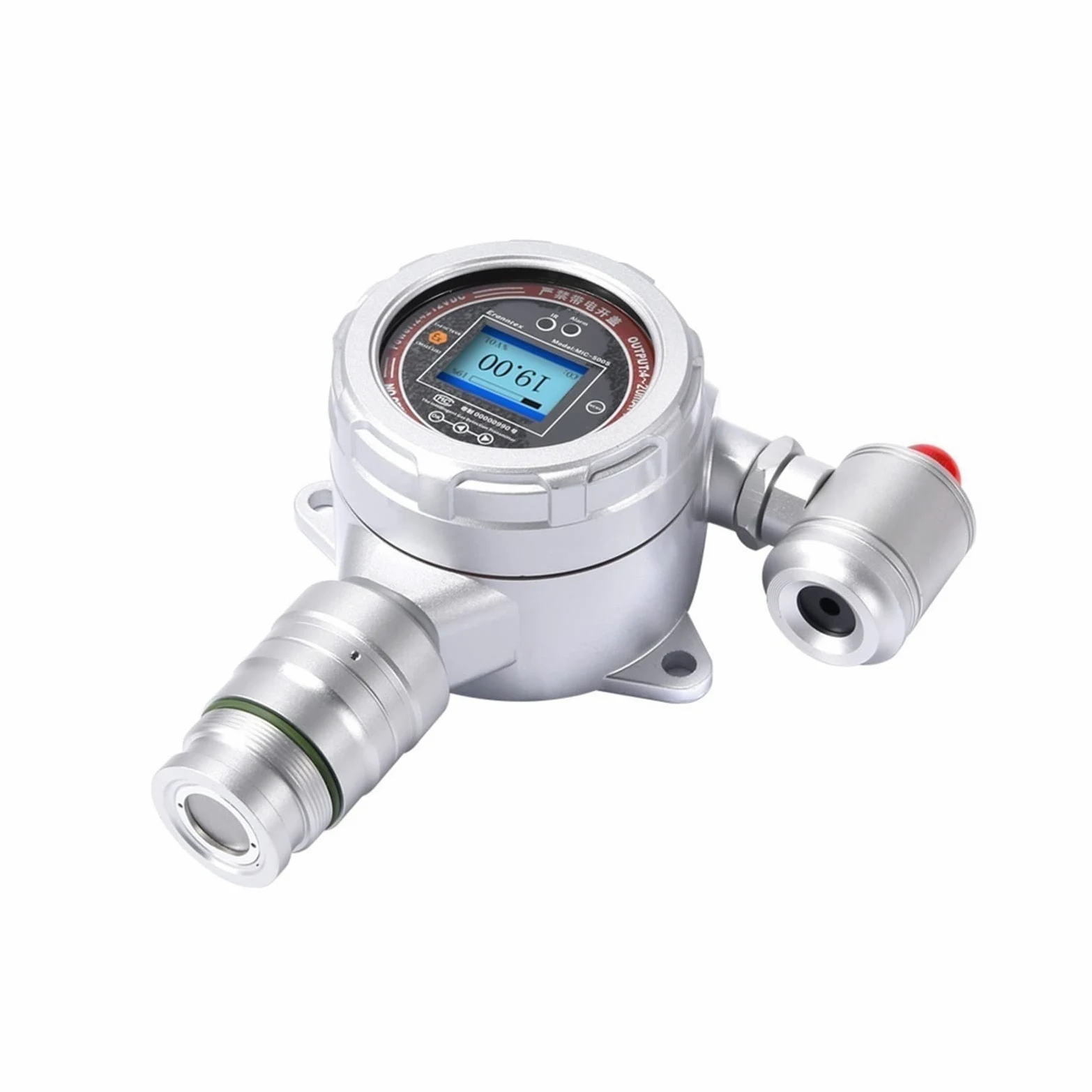 Misuratori della qualità dell'aria, Rilevatore di gas ozono portatile, 0-10 ppm, 0-100 ppm, misuratore portatile for tester O3 con display LCD digitale, include allarmi acustici e visivi(0-10ppm)