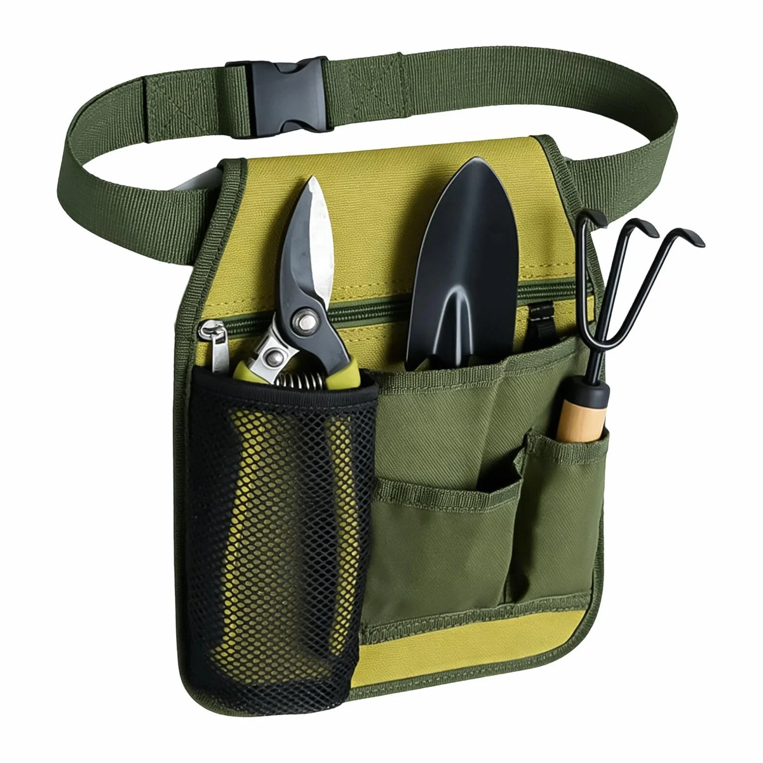 Cintura Per Attrezzi Da Giardino - Grembiule Da Cintura Da Giardinaggio Da 15,35 Pollici | Borsa Porta Attrezzi Da Giardinaggio | Supporto Multifunzionale Con Tasche Multiple Regolabili Unisex,