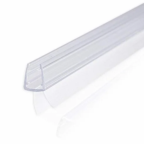 80cm Sealis Guarnizione Ricambio - Guarnizione Sottoporta Doccia per Vetri di Spessore 5mm/ 6mm / 7mm/ 8mm Profilo Box Doccia Guarnizione Aletta Doccia - Trasparente