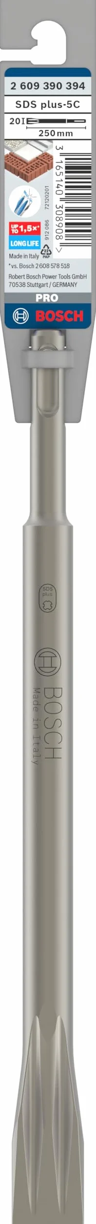 Bosch Professional Cincel plano SDS-plus 250x20mm