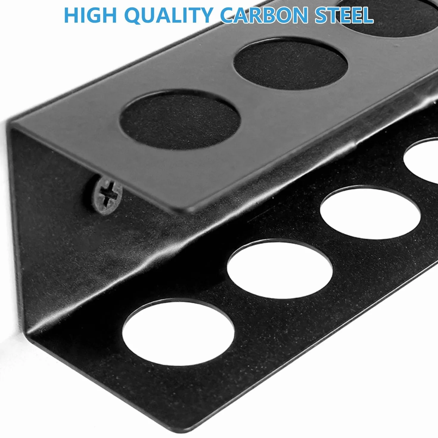 Set Porta Attrezzi da Parete 2 Pezzi, Porta Pinze e Cacciavite 40 cm, Acciaio al Carbonio, Nero