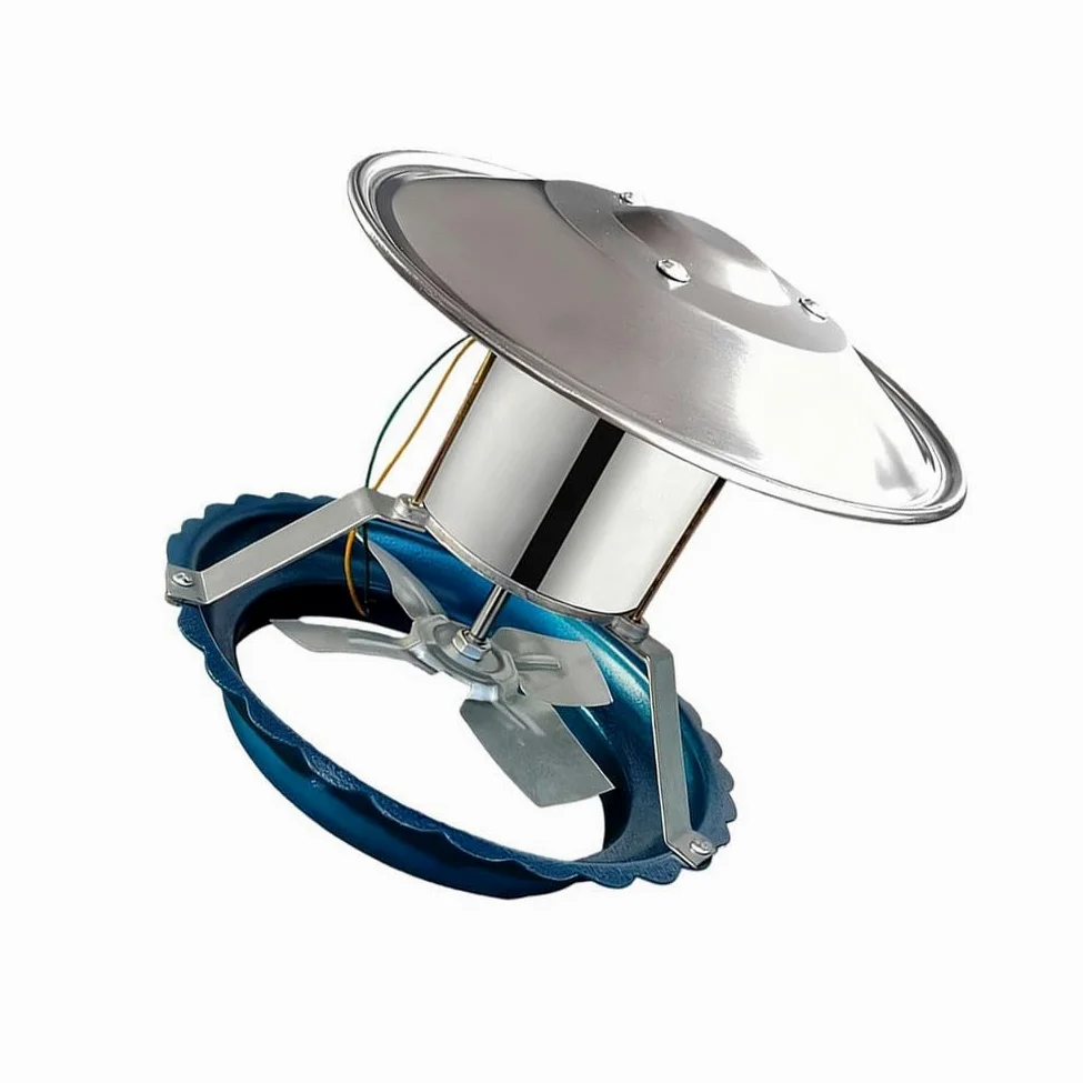 Ventilatore per camino, ventola di scarico per stufa a legna, 120 W, silenzioso, in acciaio inox, facile da installare, per caldaia, forno