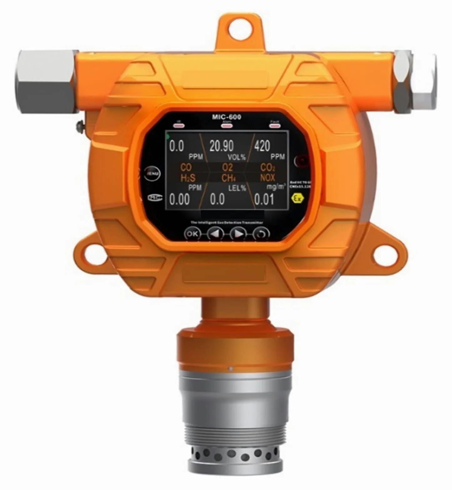 Monitor gas, rilevatore perdite gas, Diossido di carbonio CO2 Rivelatore CO2 Tenere sotto controllo CO2 Sensore del tester del misuratore 2000 ppm Qualità dell'aria; Insieme a PORTATO Allarme per casa