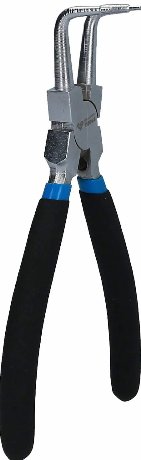BRILLIANT TOOLS BT067004 Pinza per anelli Seeger interni piegata 175 mm
