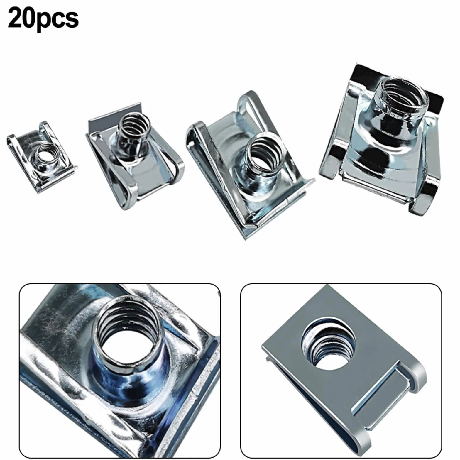 Spire Clip Lug Speed Fasteners U Dadi di fissaggio Pannello M4 M5 M6 M8