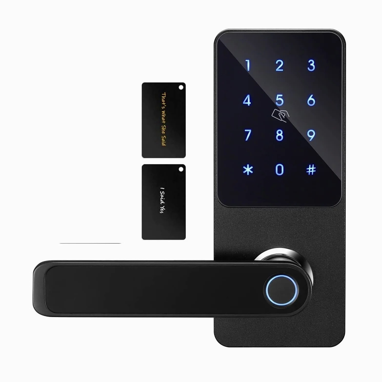 Ttlock App Keyless Entry Tastiera Impronta digitale Biometrico Passcode Codice Digital Smart Maniglia Serratura Telecomando