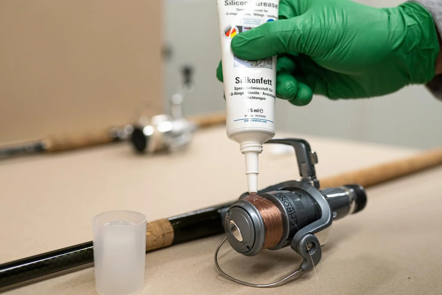 WEICON Grasso siliconico 85 g Lubrificante per valvole raccordi Guarnizione