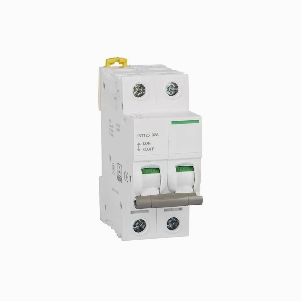 Interruttore Magnetotermico Tipo C 2P 32A, 63A, 80A, 100A, Interruttore Elettrico Miniaturizzato Magnetico Termico 125A 400VAC 50HZ 6KA(80A)