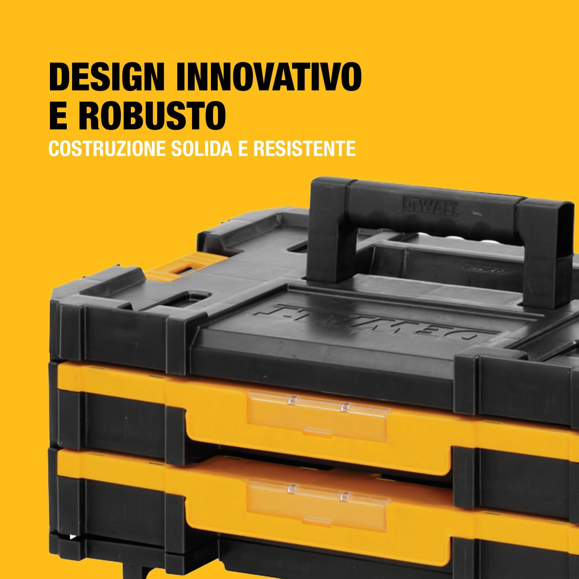 DEWALT TSTAK IV Doppio cassetto con separatori regolabili DWST1-70706