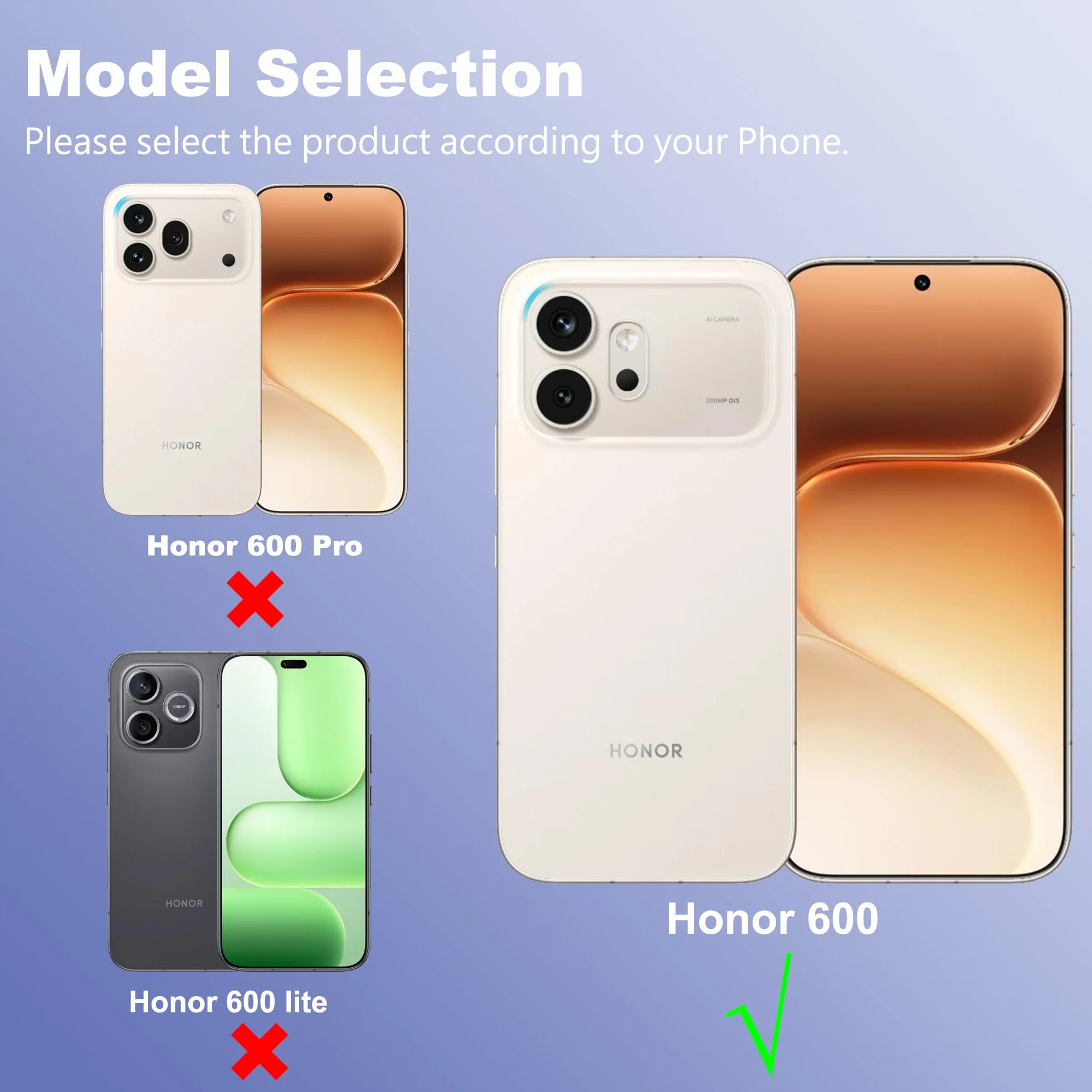 Cover per Honor 600 5G con Magnete Integrato, Antiscivolo, Resistente a Urti e Graffi - Custodia Magnetica per Honor 600 5G - Nero