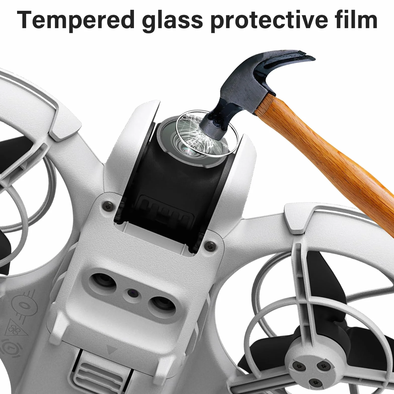 Pellicola Protettiva Compatibile con DJI Neo, 9H Durezza Anti Graffio Vetro Temperato, Ultra HD Senza Bolle Anti-Impronta Pellicola Protezione [4 Pezzi]