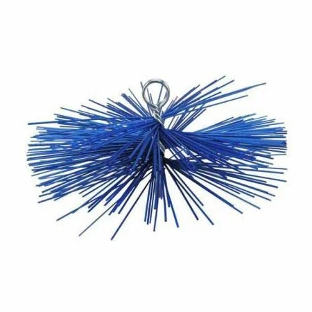 La zappa Scovolo in nylon "tondo" per spazza camini tipo professionale, pulizia canne fumarie. (Ø 20 cm)