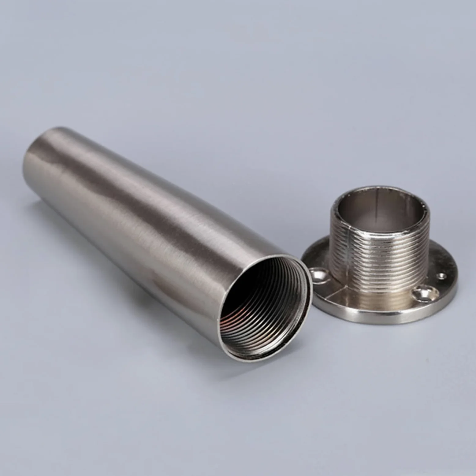 Generico Piedini per Divano Spazzolati da 15 cm 4 Pezzi Superficie Conica in Lega di Zinco Galvanizzata Altezza Piedini per Tavolo: 8-15 cm Gambe per Divano 15 cm/6"