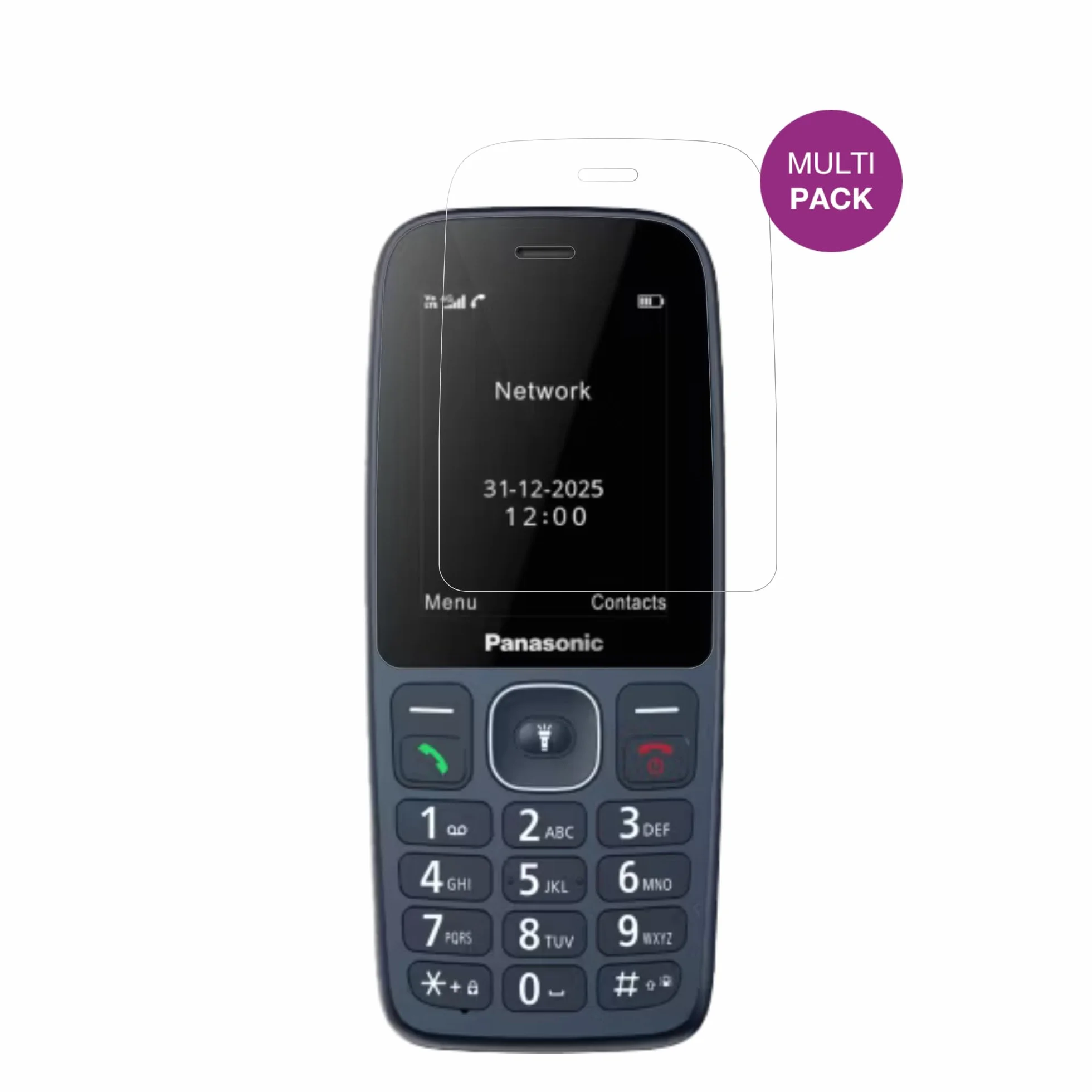 dipos I 4x Pellicola Protettiva compatibile con Panasonic KX-TF400 Pellicola di Protezione cristallo