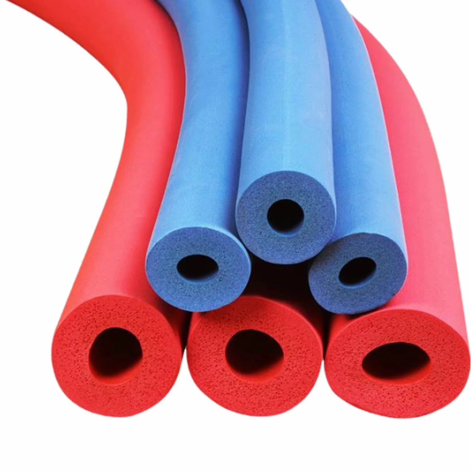 tubo isolante in schiuma, Copri tubo in schiuma for supporto impugnatura maniglia Isolamento(Red,10mm(3/8in))