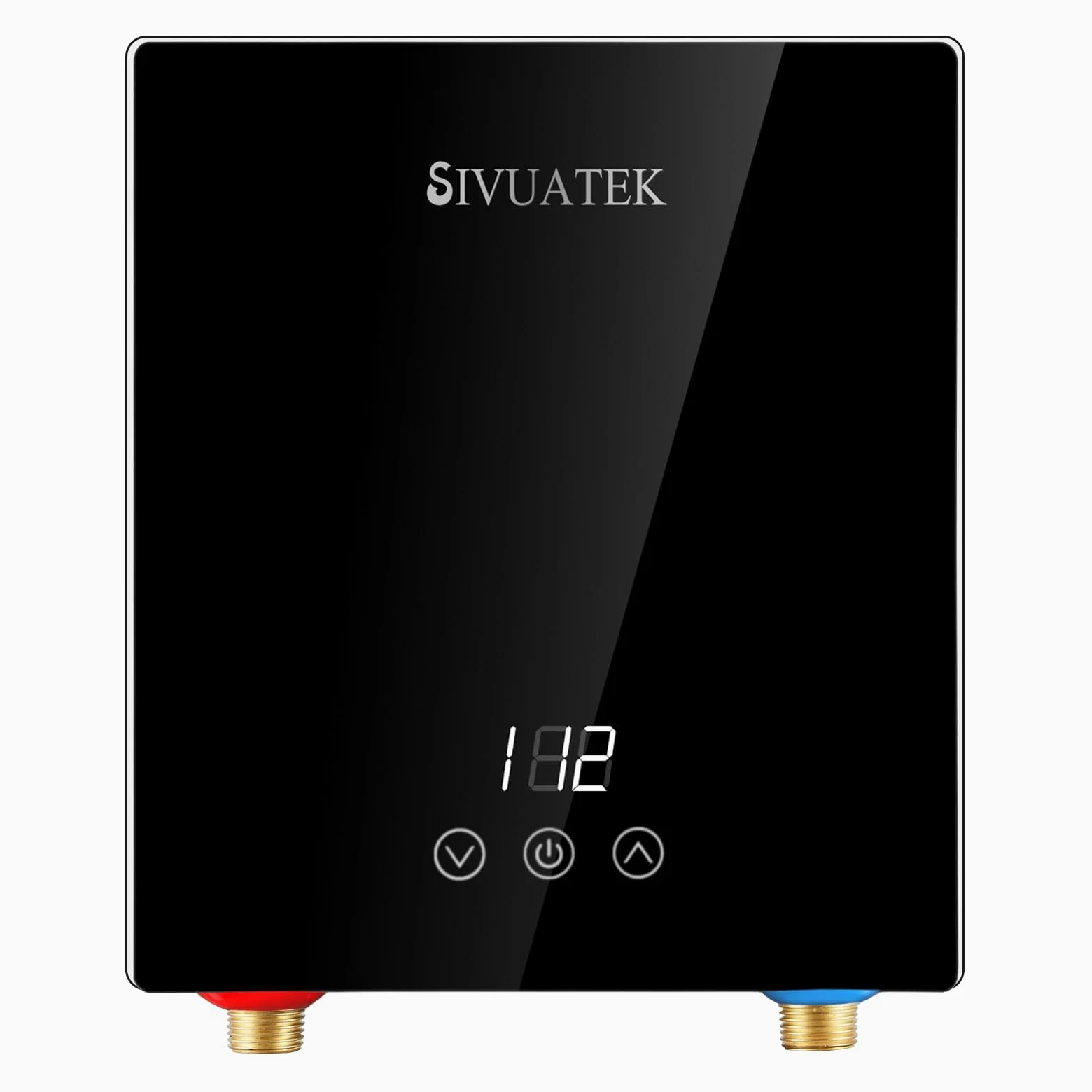 Scaldabagno elettrico senza serbatoio, su richiesta, scaldabagno elettrico intelligente a punto di utilizzo, scaldabagno istantaneo 6,5 kW 240 V per rubinetti M1-65B