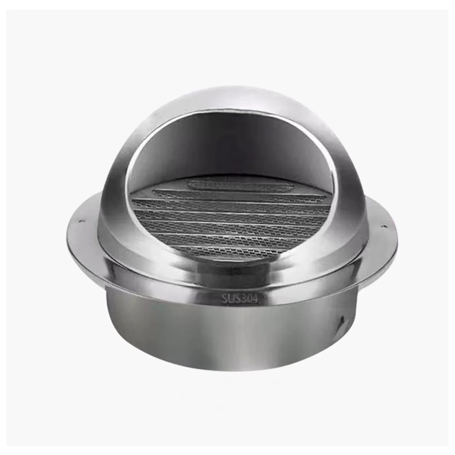 Ventilazione Rotonda in Metallo,griglia di Ventilazione Rotonda in Acciaio Inossidabile 304,Toro Esterno Tondo in Acciaio Inossidabile estrattore Aria,350mm/13.77in