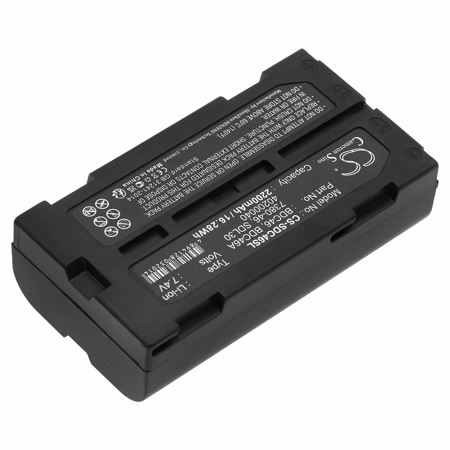 Batteria compatibile con fit to Sokkia SET630RK, SET330RK, SET330, SDL30M 10, SET6 30RK, SET310, SET230RK3