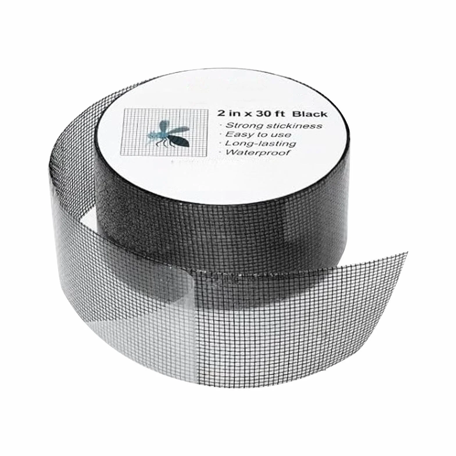 Nastro Riparazione Zanzariere Universale Super Adesivo, Tagliare e Riparare, per Finestre, Patio, Camper