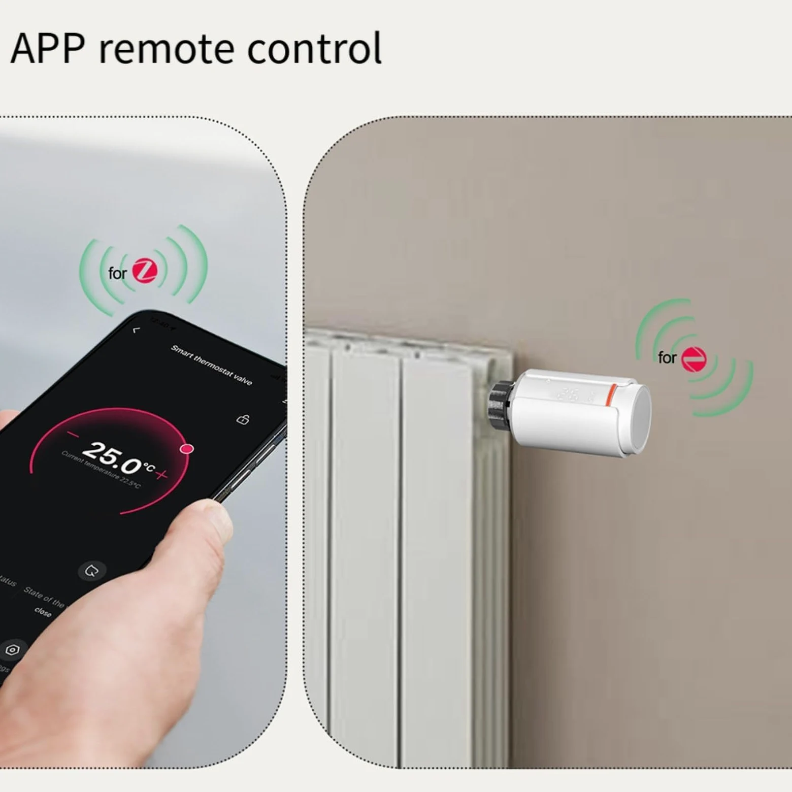 Valvola termostatica per termosifone, regolatore di riscaldamento programmabile, con display LCD, per risparmio energetico domestico, in tempo reale e app