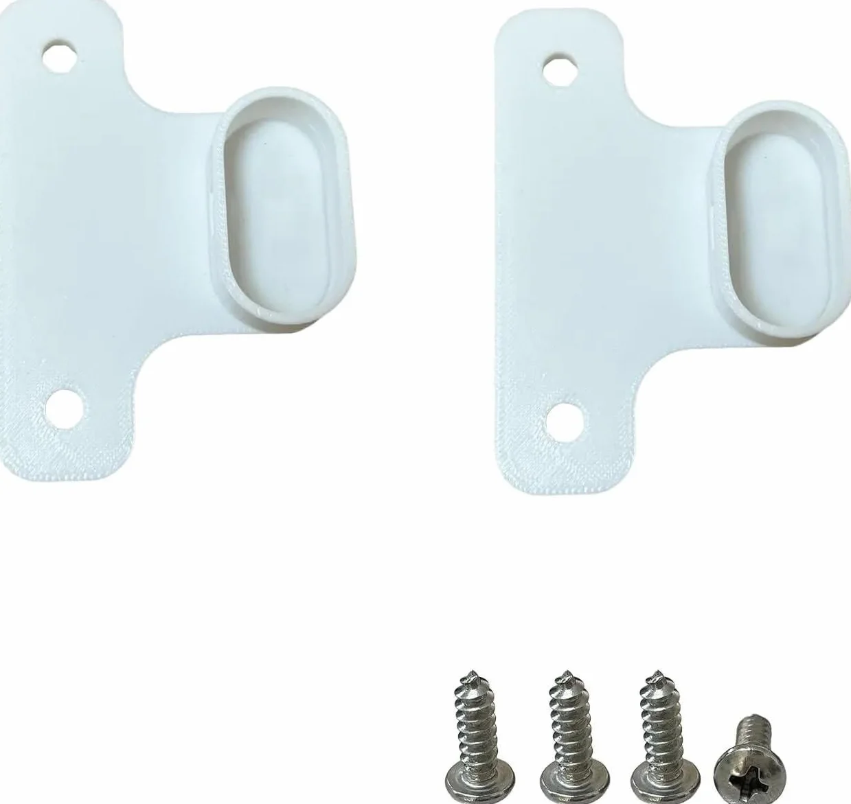 Supporto per Asta Appendiabiti IKEA Komplement PAX, Staffa Guardaroba Bianco con Viti