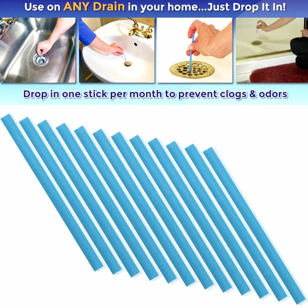 Sani Sticks Drain Sticks 72 pezzi zoccoli ostruzione cattivi odori