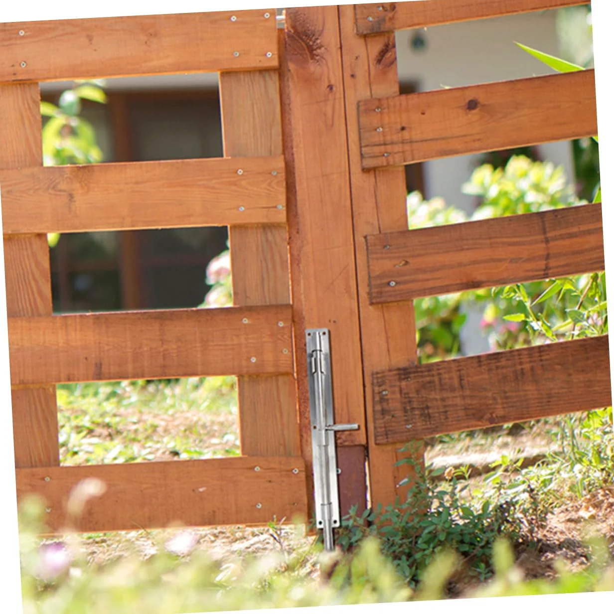 HOMSFOU 2pezzi Serrature Per Inossidabile Latch Per Ingressi Bulloni Per Facile Installazione Per Fences e