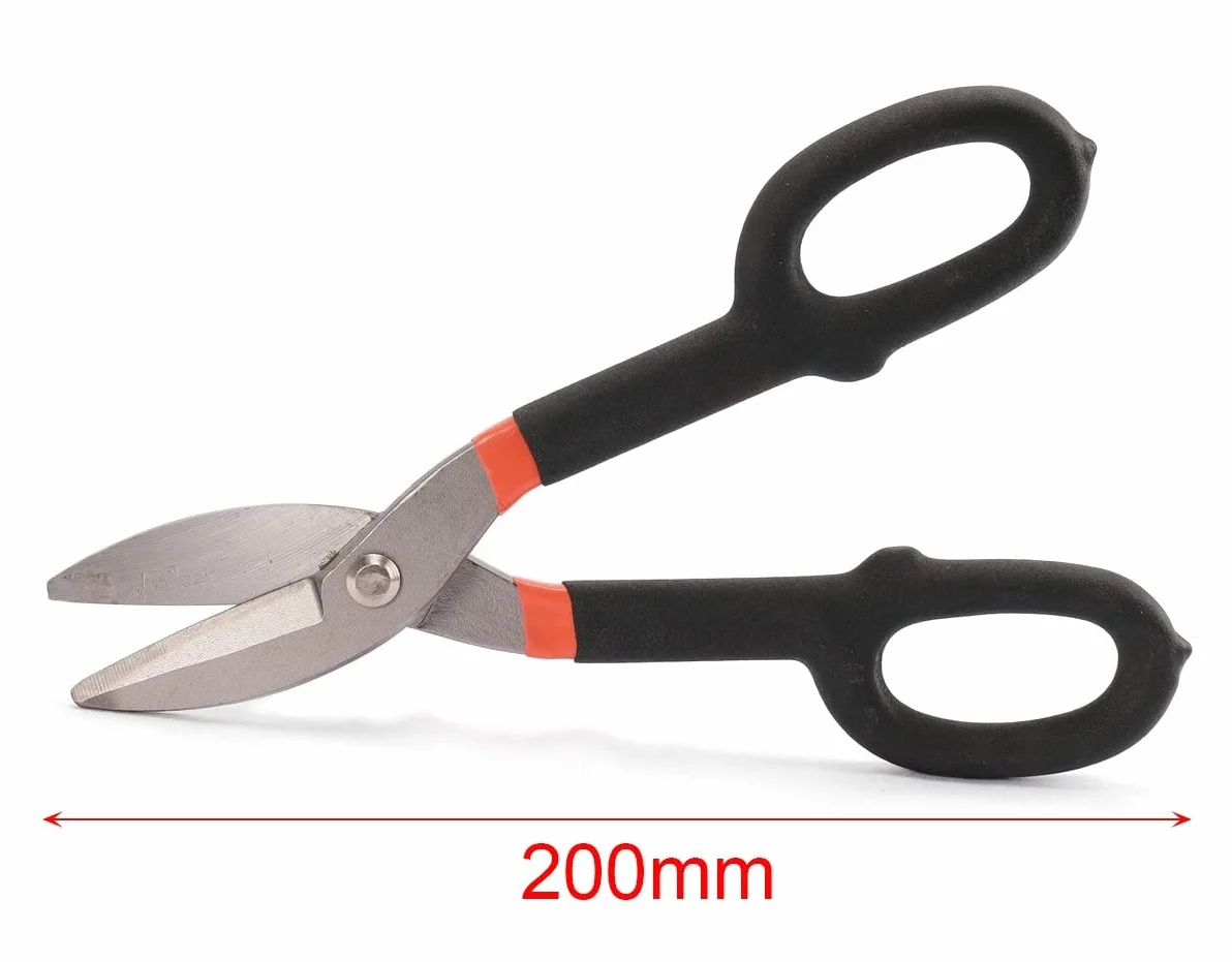 Cesoie per Lamiera Forbici da Lattoniere Taglio Dritto 200mm