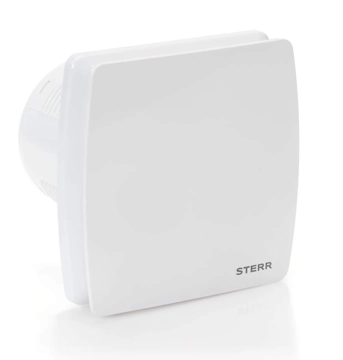 STERR Aspiratore da Bagno LFS100-QT 100 mm con Timer e Valvola di Non Ritorno Bianco - Ventilatore Silenzioso