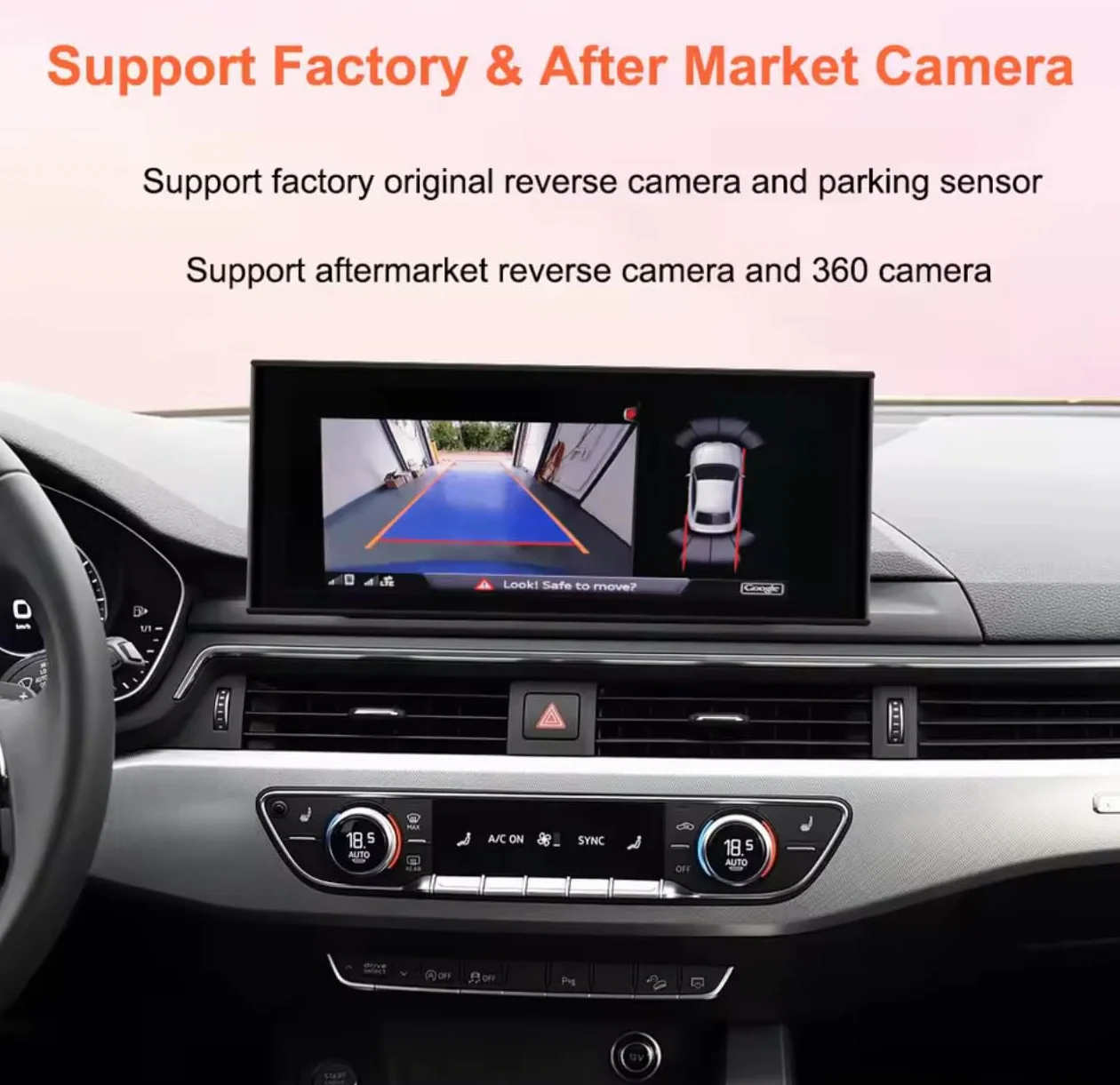12,3 pollici CarPlay Android Auto per AUDI A4 B9 AUDI A5 F5 | Sistema Linux | Schermo Touch Multimediale Retrofit Plug & Play (2016-2020)