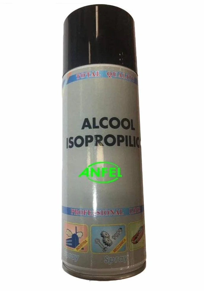 Spray Alcool Isopropilico, 400 ml Detergente efficace per tutte le strutture e gli involucri
