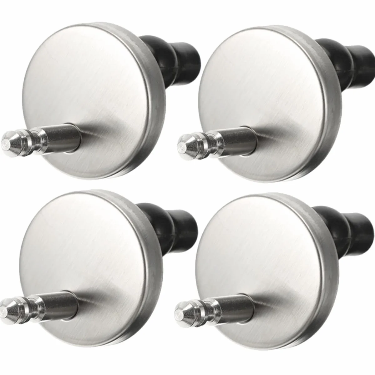 Set 2 Bulloni e Viti Fissaggio Sedile WC, Raccordi Sgancio Rapido Cerniere, Compatibili Sedili Standard Legno Resina Plastica